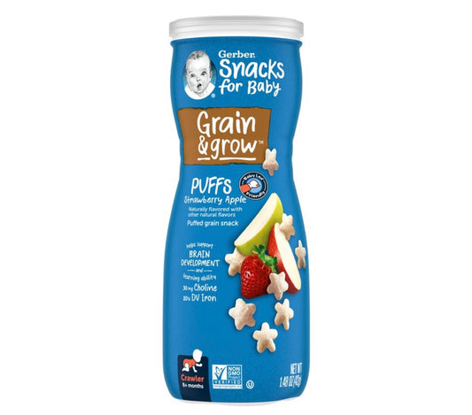 Gerber Puffs Grain & Grow Strawberry Apple