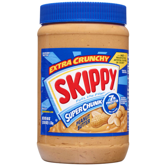 SKIPPY Super Chunk Peanut Butter, 40 oz