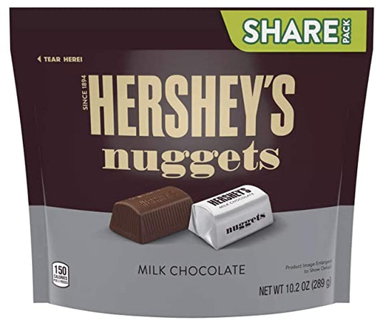 HERSHEY'S NUGGETS Milk Chocolate Candy, 10.2 oz