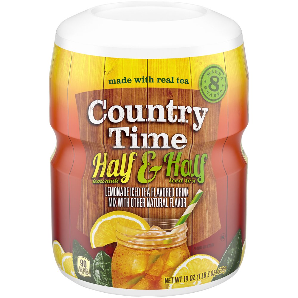 Country Time Half & Half Lemonade Iced Tea Natural