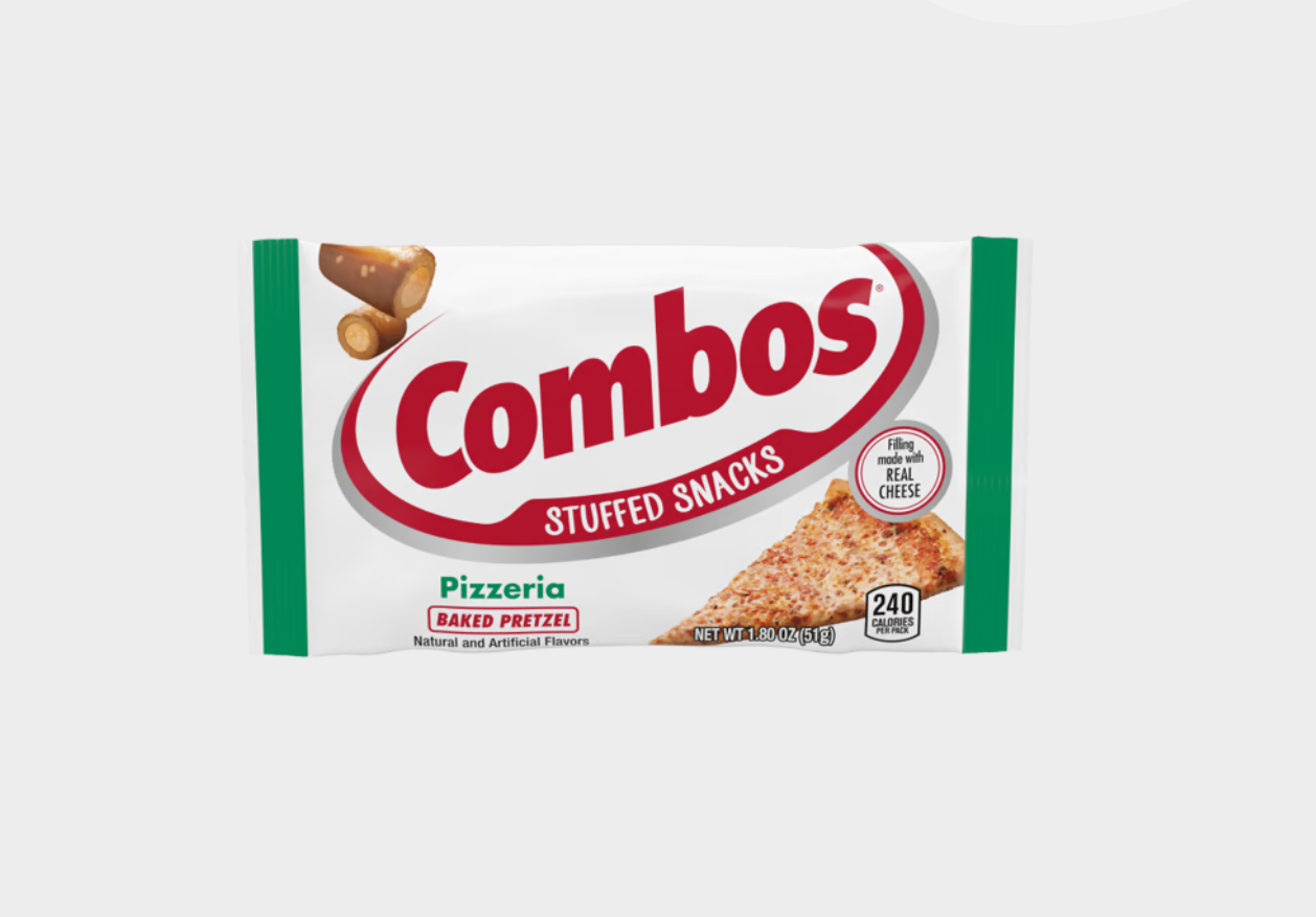 COMBOS Pizzeria Pretzel Baked Snacks, 1.8 oz Bag