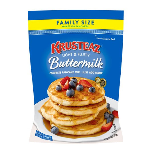 Krusteaz Light & Fluffy Buttermilk Complete Pancake Mix, 5 lb Bag