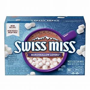 Swiss Miss Marshmallow Lovers Hot Cocoa Mix, 6 x 1.38 oz Envelopes